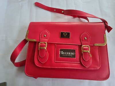 HT Fashion London Pink Satchel Laptop Bag UK