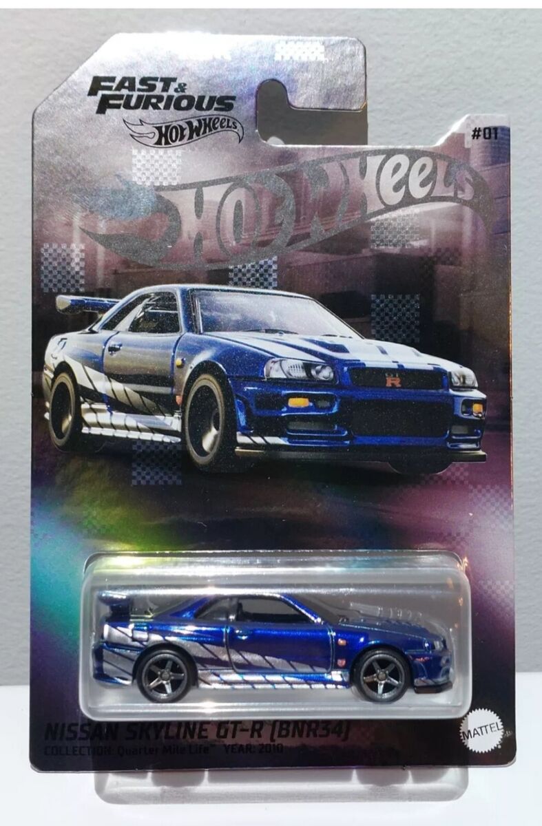 Fast N Furious Hot Wheels NFTGarage NISSAN SKYLINE R34 1/64 Fast N Furious Hot Wheels NFTGarage NISSAN SKYLINE R34 1/64