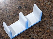 TALL Bypass 1 1/4" Door Sliding Closet Bracket Guide Track White