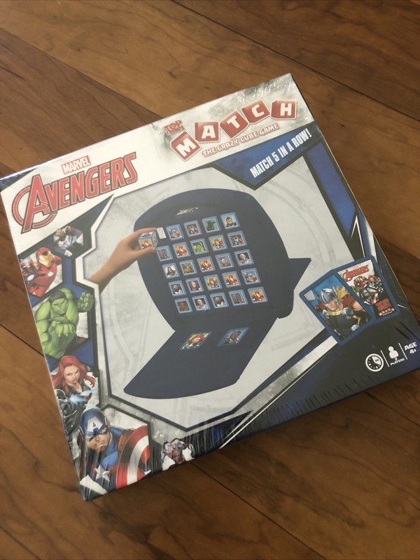 Marvel Avengers Assemble Top Thumbs Match The Crazy Cube Game NEW Sealed
