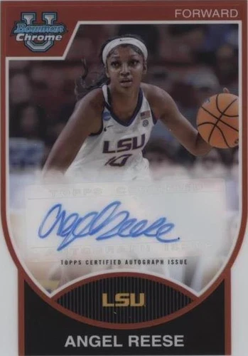 2023-24 Bowman University Chrome - Angel Reese #07BA-AR