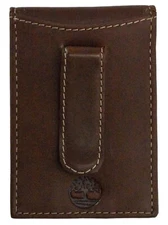 Timberland Men's Slim Leather Front Pocket Credit Card Holder Wallet