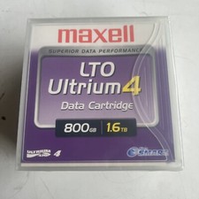 NEW Sealed Maxell LTO Ultrium 4 Data Tape Cartridge 800GB /1.6TB