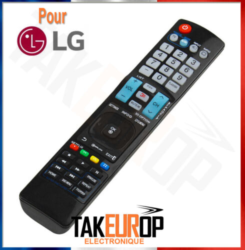 TV Remote Controller for LG 42LE4500 AKB72914209 AKB74115502 AKB69680403 - Photo 1/5