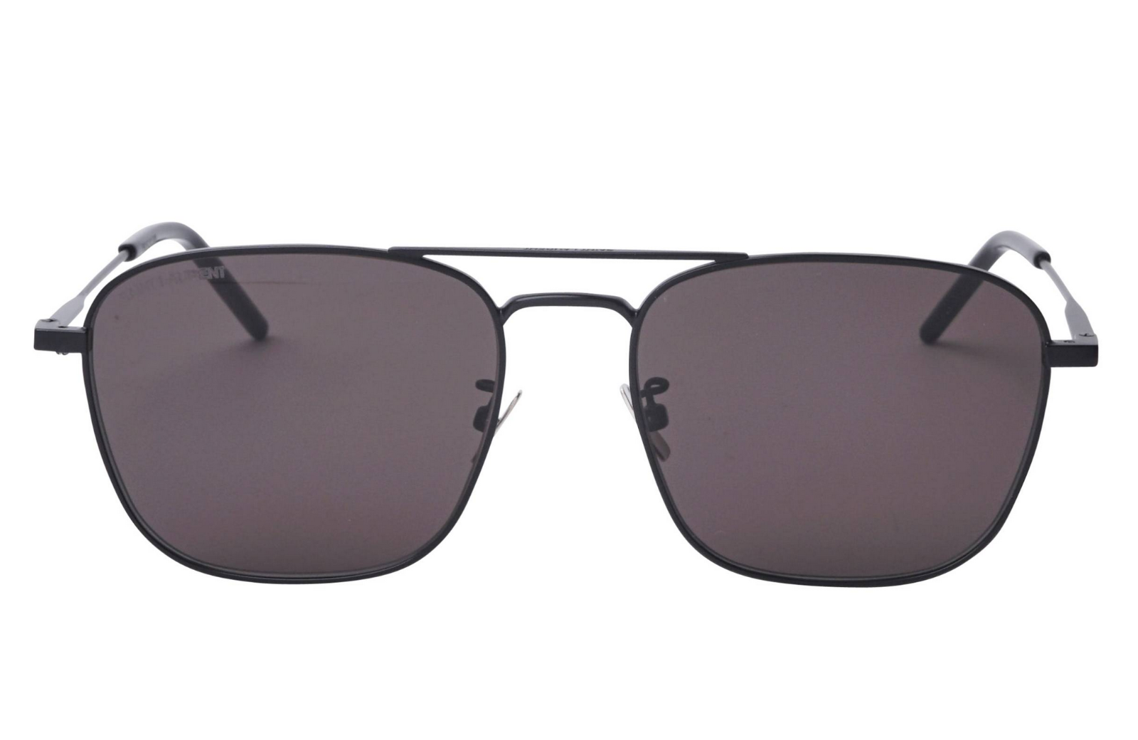 Occhiali da sole aviatore SAINT LAURENT SL309 002 56mm neri quadrati Italia nuovi