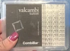 Lot of 15 Valcambi 0.999 Fine Silver 1 Gram Bullion Bars UNCIRCULATED