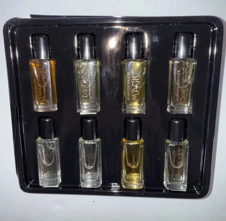 Marilyn Miglin Library Of Fragrance Mini 8 - 0,25 OZ NUEVO EN CAJA Feromona Diosa Almizcle Foto 3 de 4