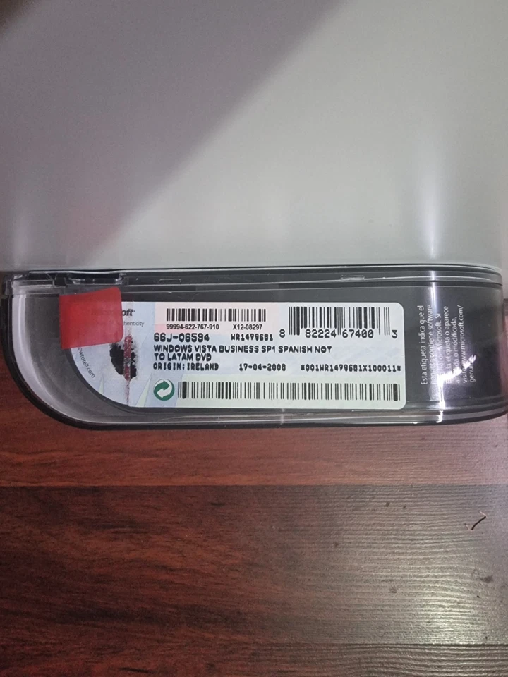 Microsoft Windows Vista Business SP1 SPANISH / ESPAÑOL - Imagen 3 de 4