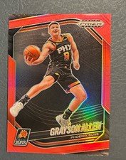Grayson Allen 2024-25 Panini Prizm Black Red Prizm /299 Phoenix Suns #137