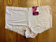 MAIDENFORM One Fabulous Fit Boyshort PANTIES size 2XL / 9 40760 NWT beige