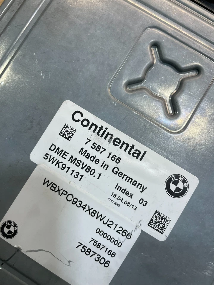 Компьютер двигателя ECM ECU 2007–2010 Bmw 328i 528i от оригинального производителя u9071 DG - Изображение 4 из 4