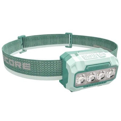 Nitecore HA23 UHE LED Stirnlampe 600 Lumen 3000 - 6500k + Rotlicht 3 x AAA grün