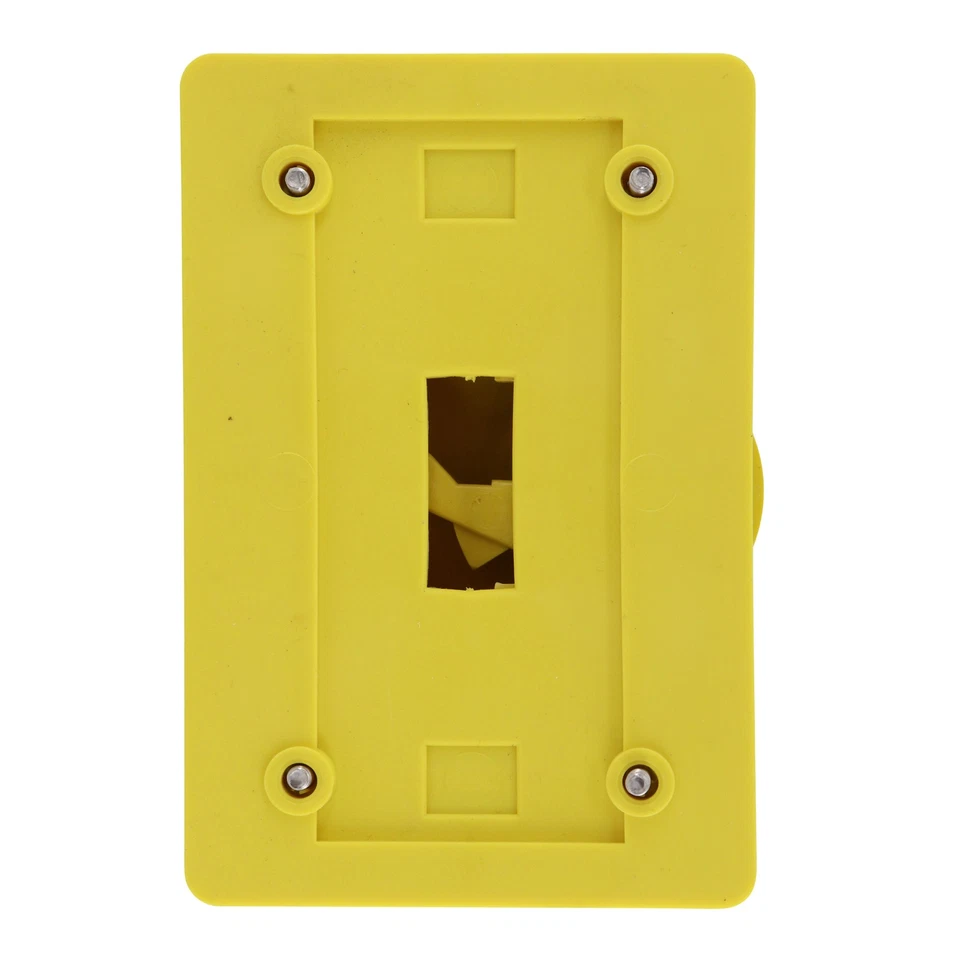 LEVITON COVER-S WETGAURD TOGGLE SWITCH SWITCH COVER, 15A-40A, YELLOW - Image 3 of 4