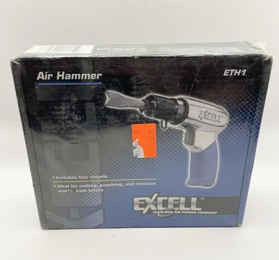 Excell Air Hammer ETH1 Air Impact / Pneumatic Tool With Four Chisels