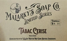 Malarky's Soap Co. Tabac Cerise New 