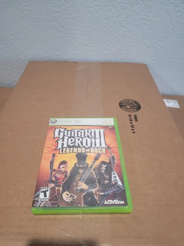 Guitar Hero 3 III: Legends of Rock (Microsoft Xbox 360, 2007) Complete W/Manual