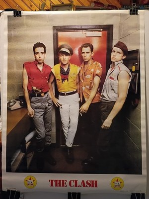 THE CLASH Vintage Commercial Poster
