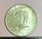 1964 Philadelphia mint silver Kennedy Half dollar AU