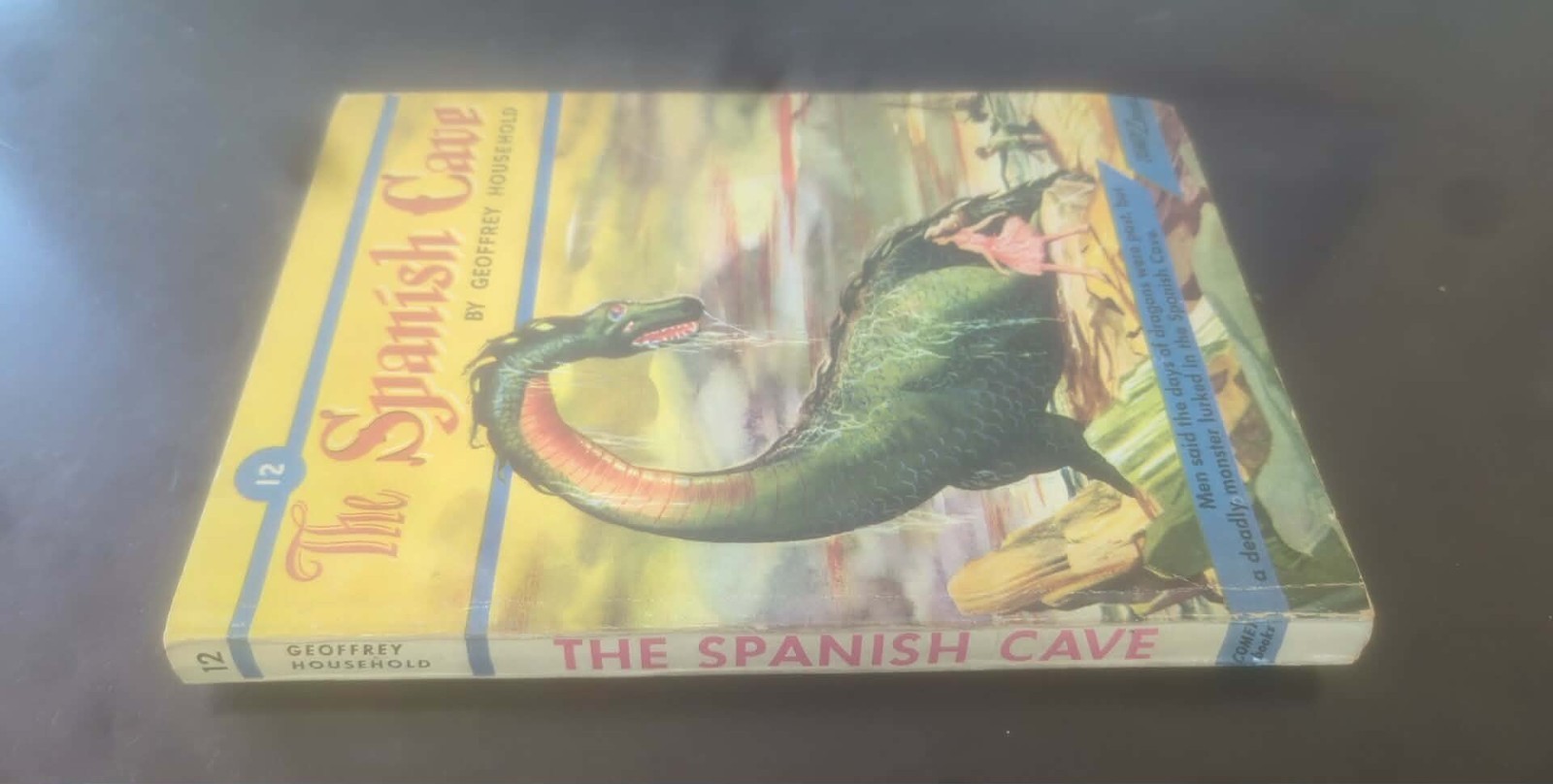 The Spanish Cave by Geoffrey Household 1948 Comet Books #12 Monster Dragon Book