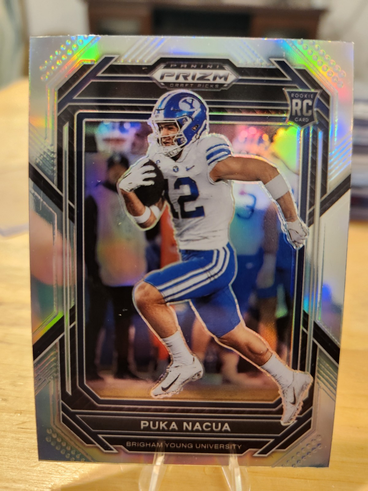 2023 Panini Prizm Draft Picks Puka Nacua Rookie Card #197 Silver Prizm Mint
