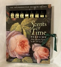Metropolitan Museum of Art "Scents of Time" Book with 8 Perfumes