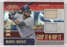 2020 Panini Absolute Grip It-N-Rip It Spectrum Red 19/99 Manny Margot Manuel 0b0