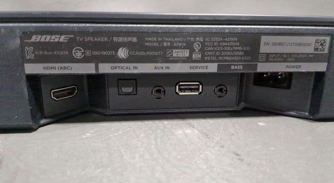 Bose 431974 TV Speaker Bluetooth Soundbar for sale online | eBay