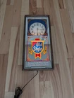 Vintage Heilemans Old Style Beer Sign Clock Mirror