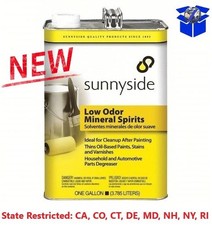 Sunnyside Mineral Spirits Low Odor, Paint and Varnish Remover, 1 gal Can