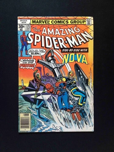Amazing Spider-Man #171  Marvel Comics 1977 VG Newsstand