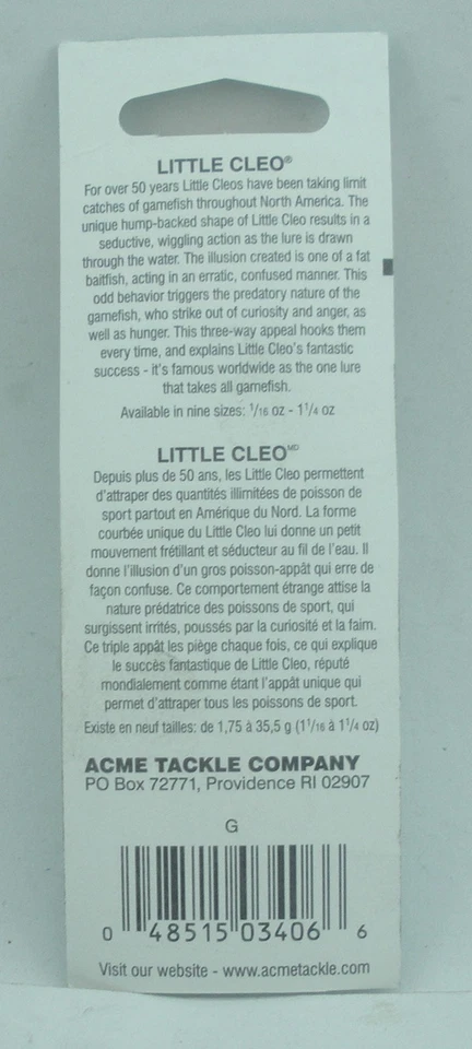 Acme C140G 1/4 унц маленькая ложка Cleo золотистая - Изображение 3 из 3