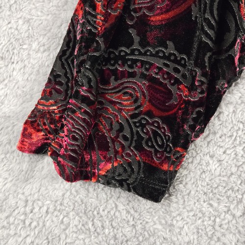 Top Perceptions donna donna due pezzi velluto look burn out taglia 14W - Foto 11 di 21