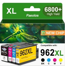 4PK 962XL Ink Cartridge for HP OfficeJet Pro 9010e 9015e 9016e 9018e 9020e 9025e
