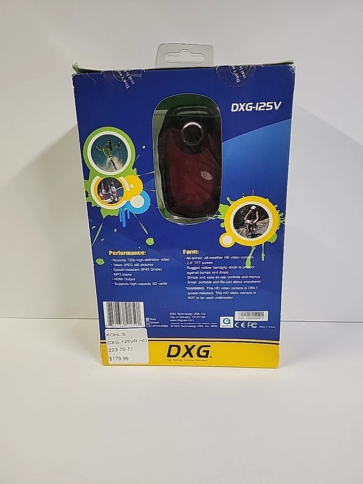 DXG-125V 720P 高清摄像机 一体式套装 (NIP) — 第 3/4 张图片