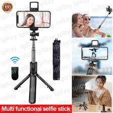 Smartphone Selfie Stick Bluetooth Wireless Stativ Teleskop Stange Für Handy DHL