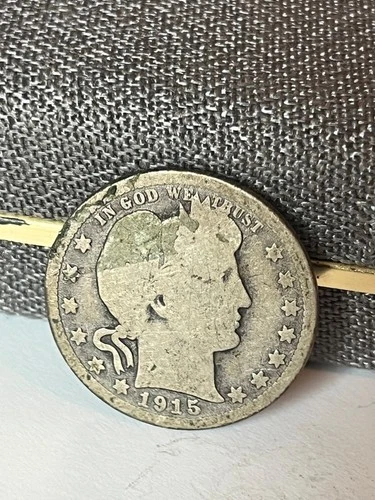 1915 D Barber Quarter Dollar, AG to G