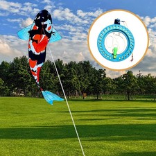 Cerf-volant géant en forme de koi, activités de plein air idéales