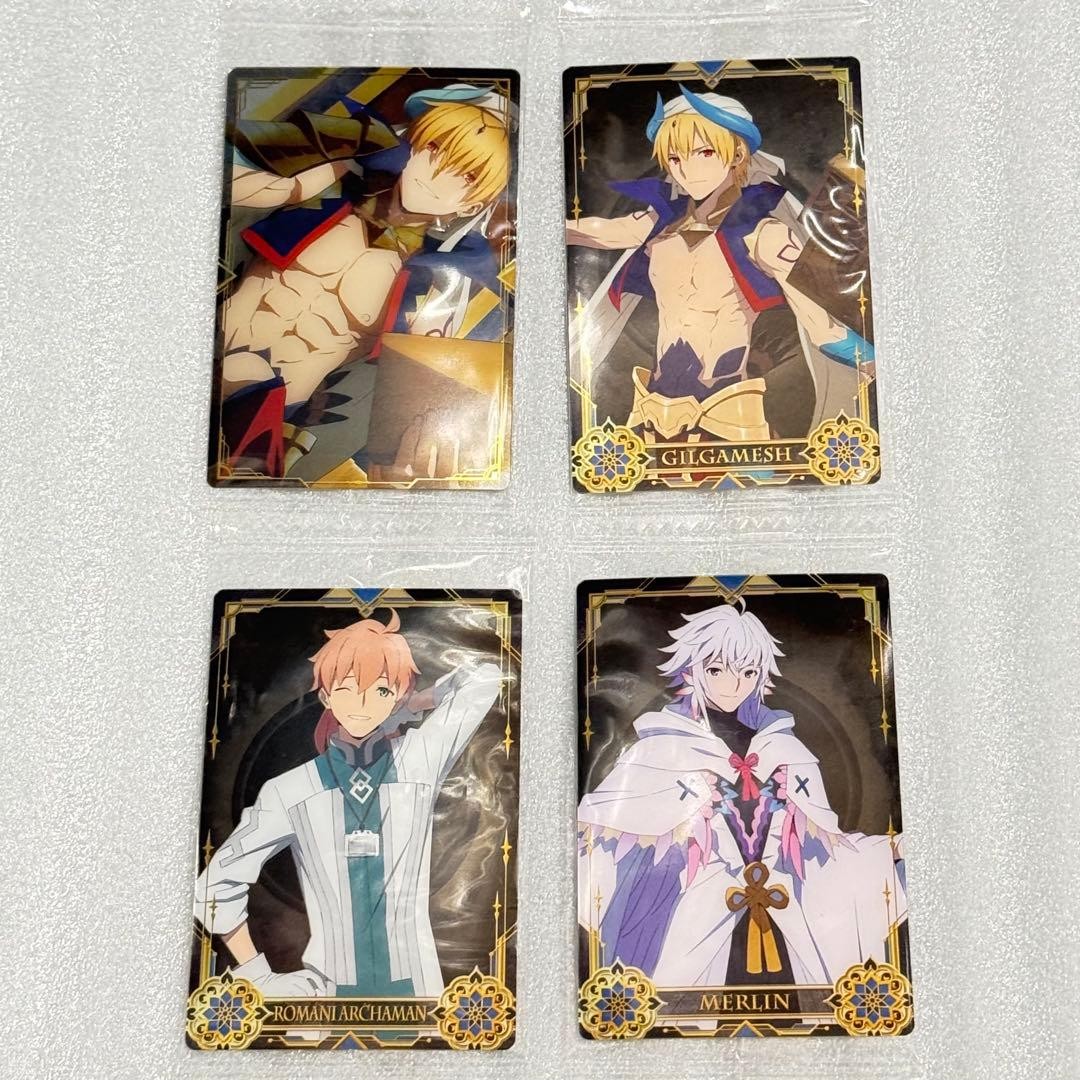 Fate/Grand Order Babylonian Wafer Card Gilgamesh Merlin Romani Mash ...