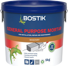 Bostik Cementone General Purpose Mortar 5Kg - Ready Mixed Mortar, Just Add Water