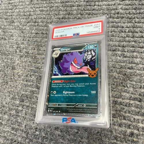 Pokemon 2024 Gengar 057/091 Trick Or Trade PSA 9