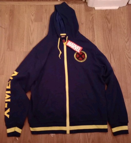 Marvel X-Men Xavier Institute Flight School Blackbird Anniversary Zip Hoodie - Picture 1 of 11