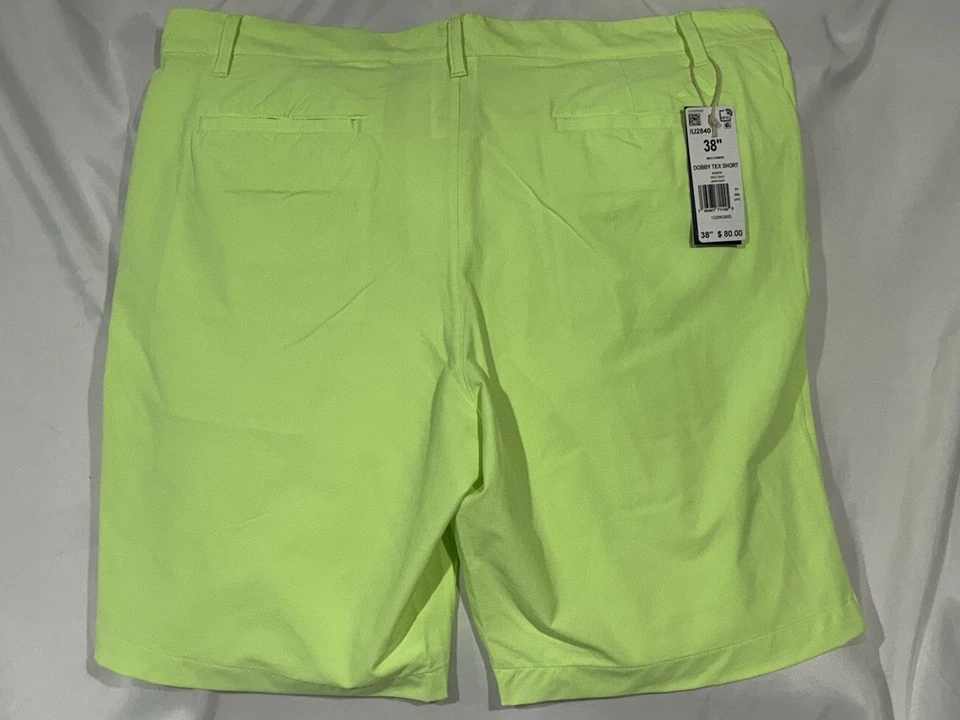 Pantalones Cortos de Golf Adidas Dobby Tex Para Hombre 38 en Cintura Azul 9" Entrepierna Nuevos Con Etiquetas Foto 2 de 4