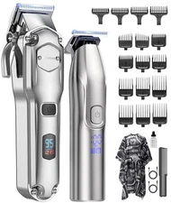 Jack & Rose Clippers and Trimmers Set, Cordless Hair Clippers for Men, Barber