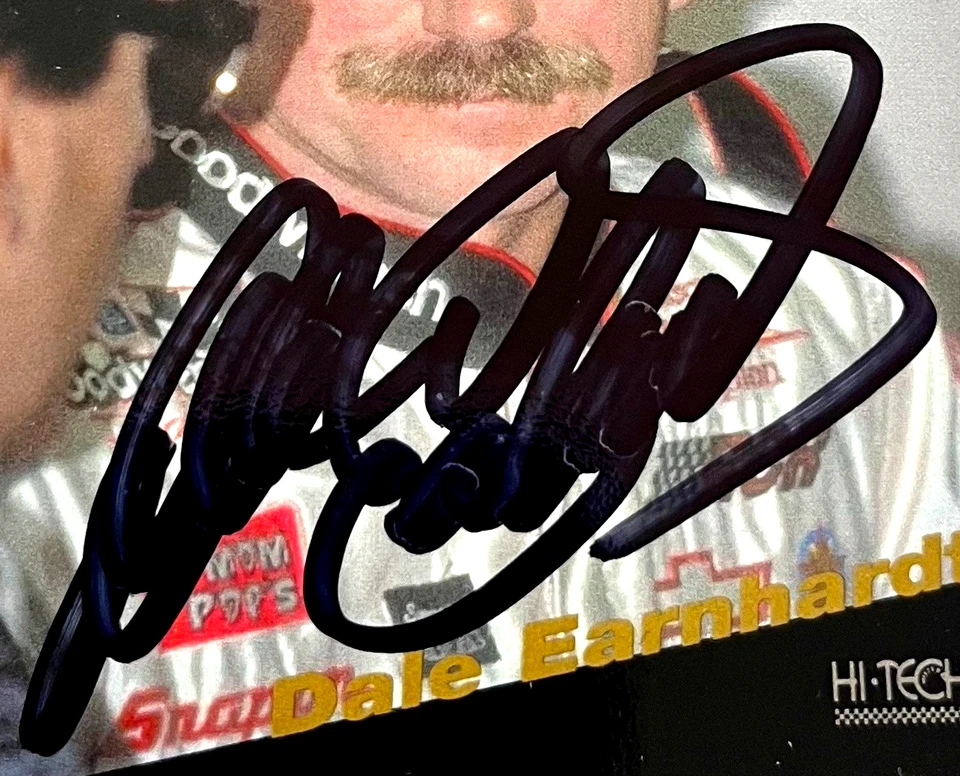 Dale Earnhardt NASCAR 1994 Hi-Tech #41 Brickyard 400 Autographed Signed - Image 2 of 4