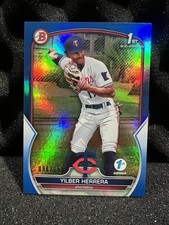 2023 Bowman 1st Edition - Yilber Herrera #BPPF-86 Blue Foil /150 (RC)