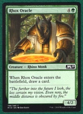 Rhox Oracle - Core Set 2019 M19 #198 - Magic: The Gathering MTG Card