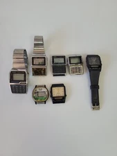 LOT OF 7 VINTAGE WATCHES /CASIO / FOR PARTS REPAIR ONLY