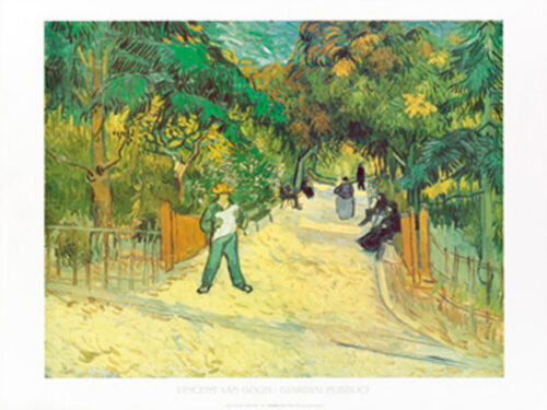Van Gogh Vincent Giardini Publici Landscape Size 80x60 Art Print Artprint - Picture 1 of 6