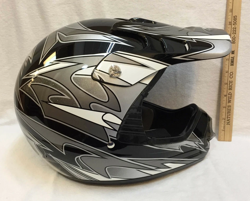 Vega Mojave Helmet Hard Shell White Full Face Off Road Racing Motorcycle XL - Image 4 of 4