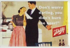 Schlitz Beer MAGNET 2" x 3" Refrigerator Locker Vintage Advertisement